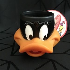 Vintage  1992 Looney Tune Daffy Duck Mug( plastic)